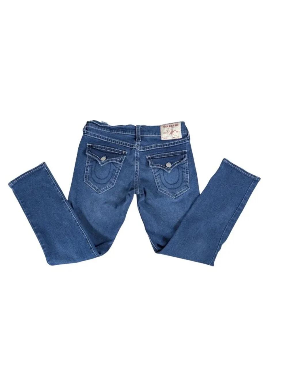 True Religion Geno Big T Flap Relaxed slim jeans in blue men's size 31